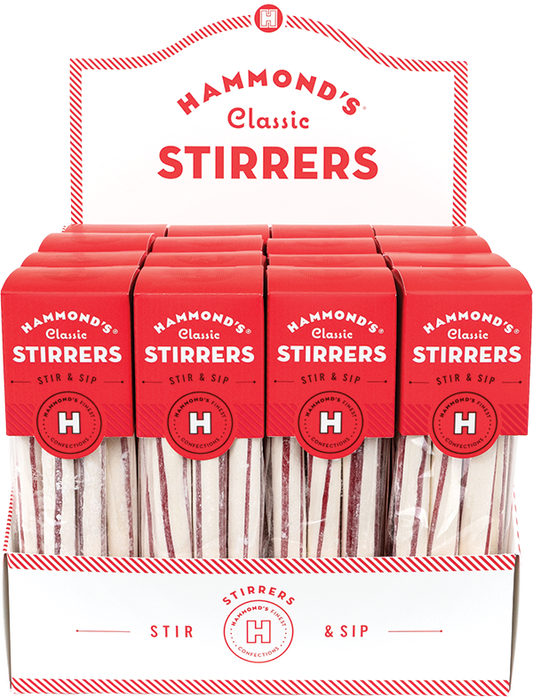 All-Natural Peppermint Candy Stirrers