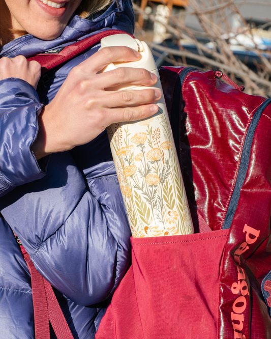 Wild Field  24oz Water Bottle - Cream