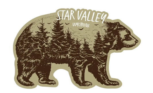 Star Valley WY Stickers