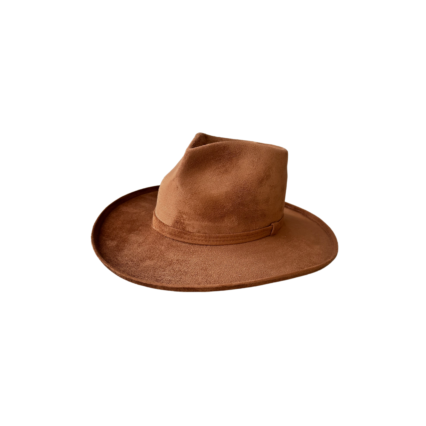 Vegan Suede Brim Sweetheart  Fedora Woman's Hat
