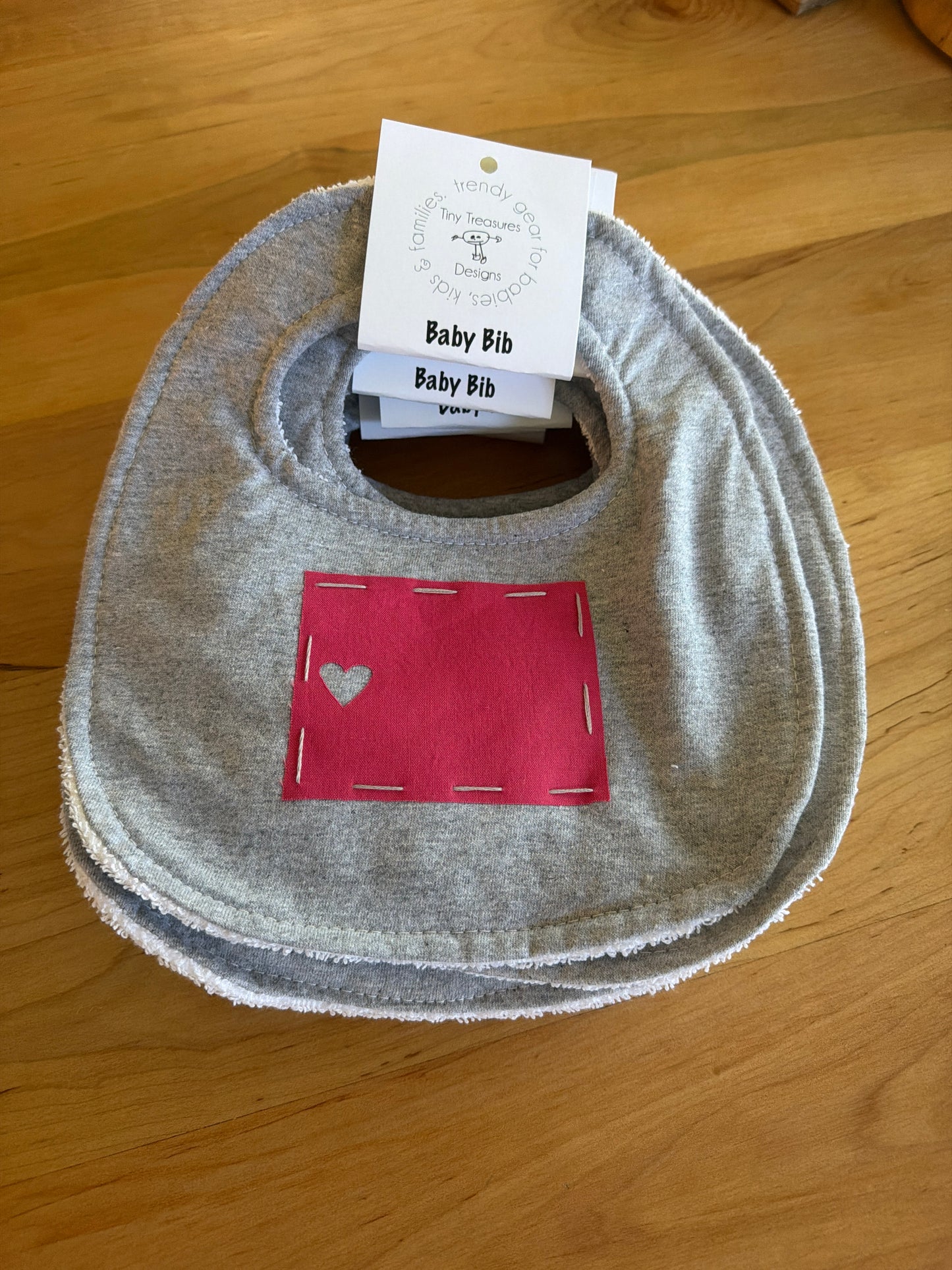 WYO “I Love My State” Baby Bib