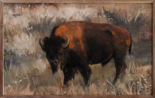 Bison Range Plank Art