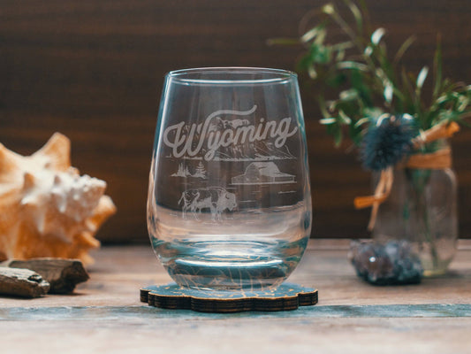 Wyoming State Drinking Glasses