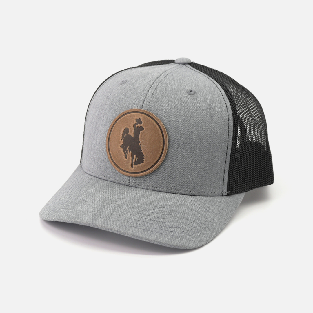 Steamboat Men's Hat | Leather Patch Trucker Hat