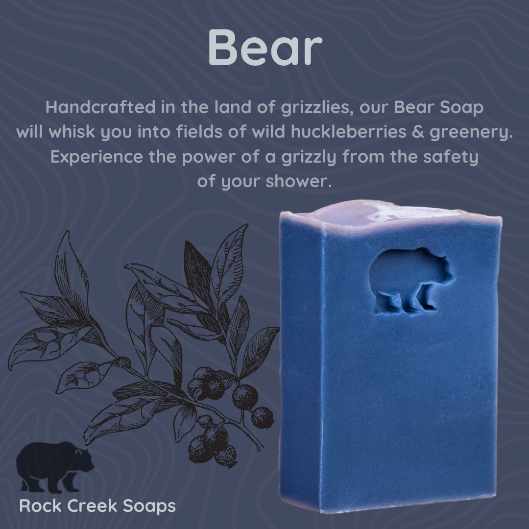 Bear Bar Soap: Huckleberry