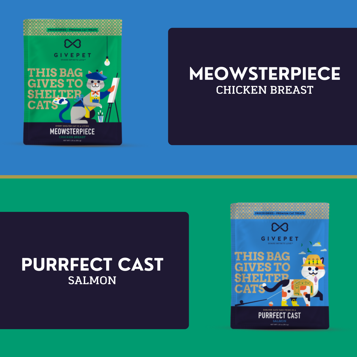 Purrfect Cast Freeze Dried Cat Treats