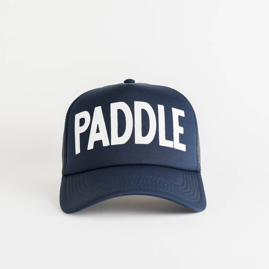 Paddle Recycled Woman's Trucker Hat - navy