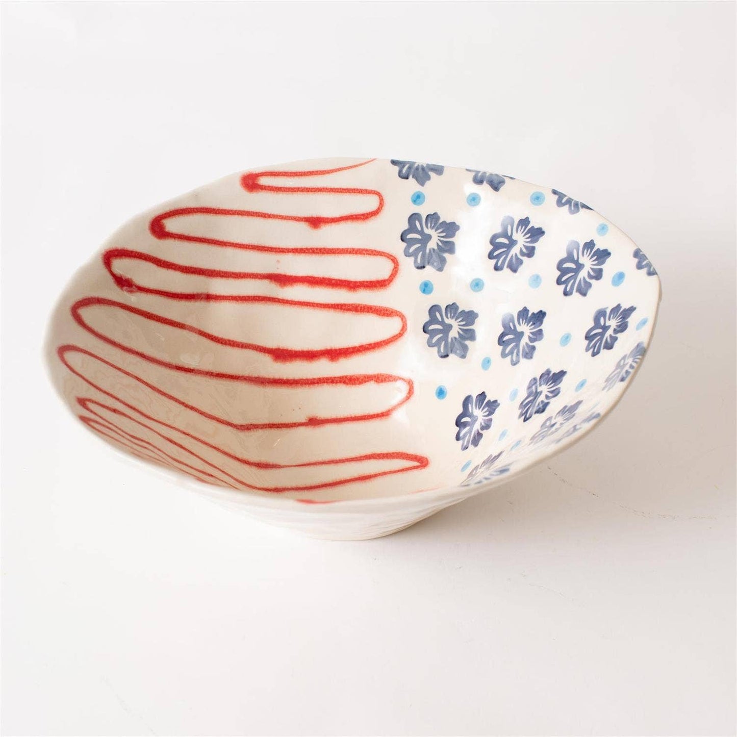 Americana Folk Art Bowl