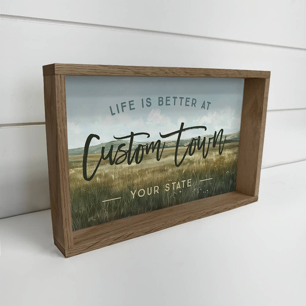 Wyo Grassy Landscape - Canvas Art