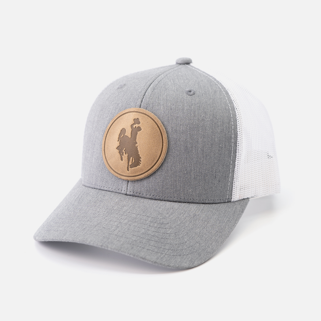 Steamboat Men's Hat | Leather Patch Trucker Hat