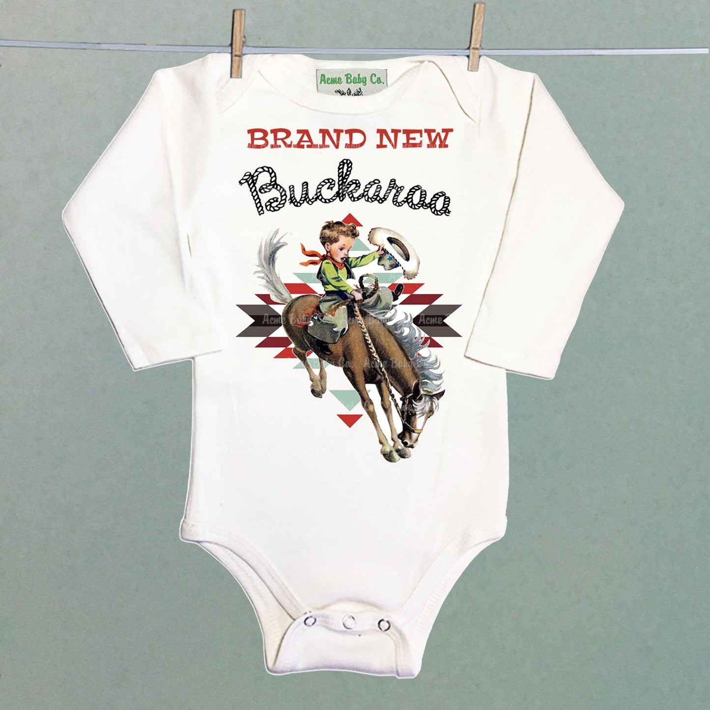 Brand New Buckaroo Onesie