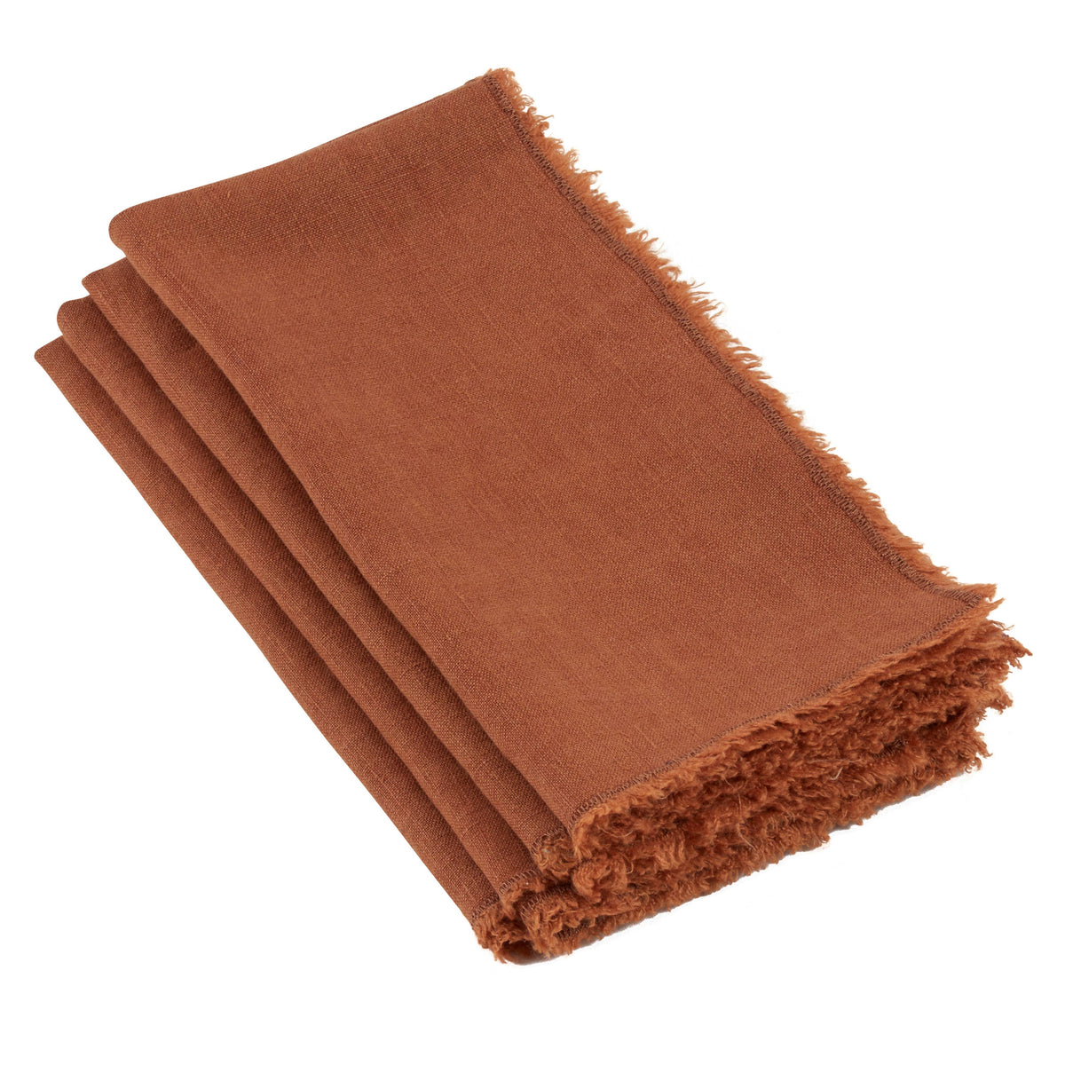 Fringed Design Stone Washed Napkin