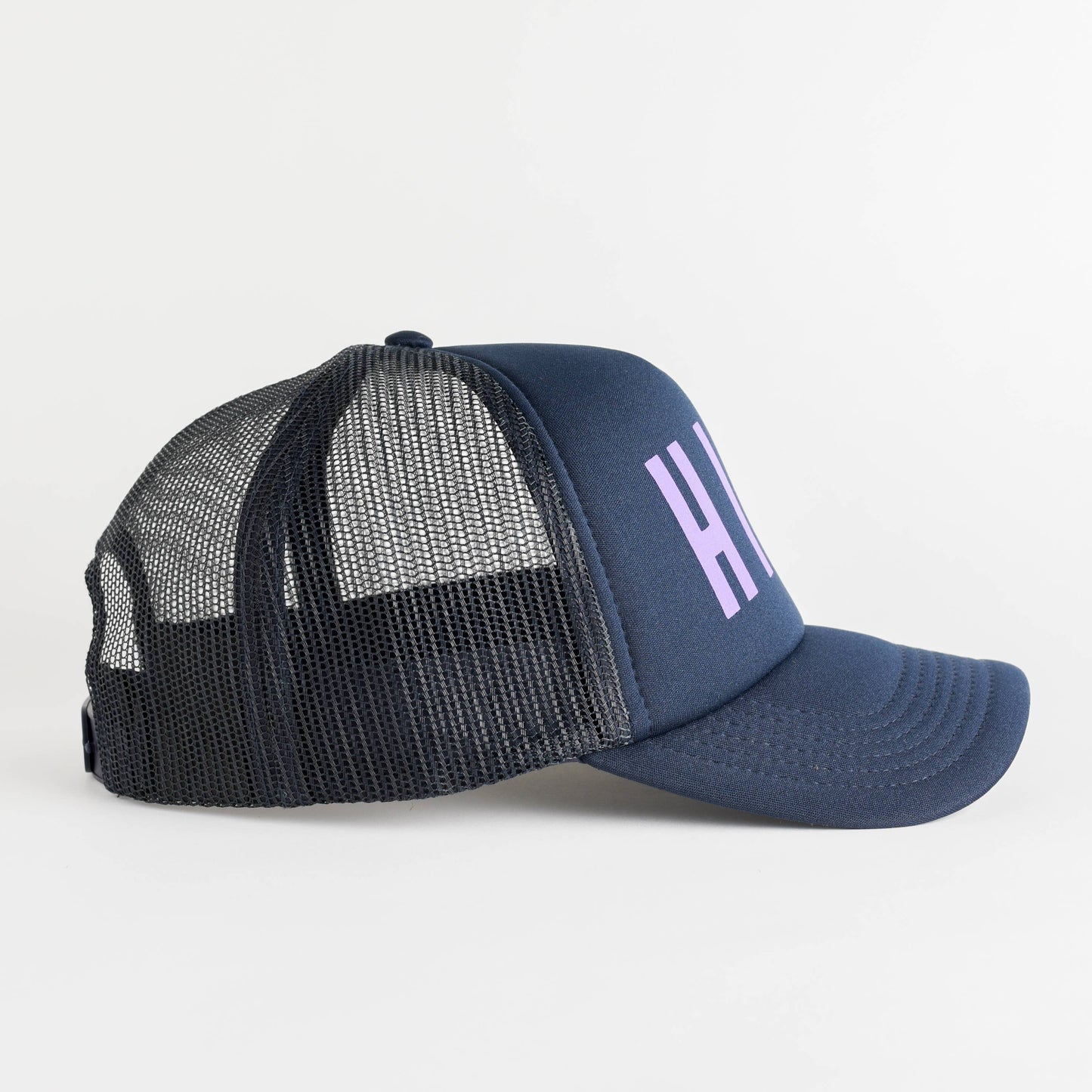 Hike Recycled Woman's Trucker Hat - navy