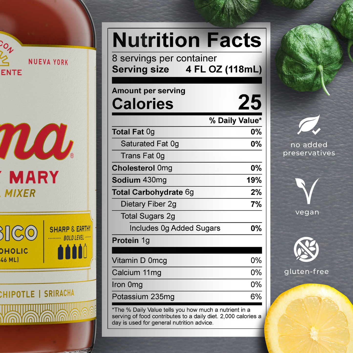 Toma Bloody Mary Mixer - CLASICO 32oz