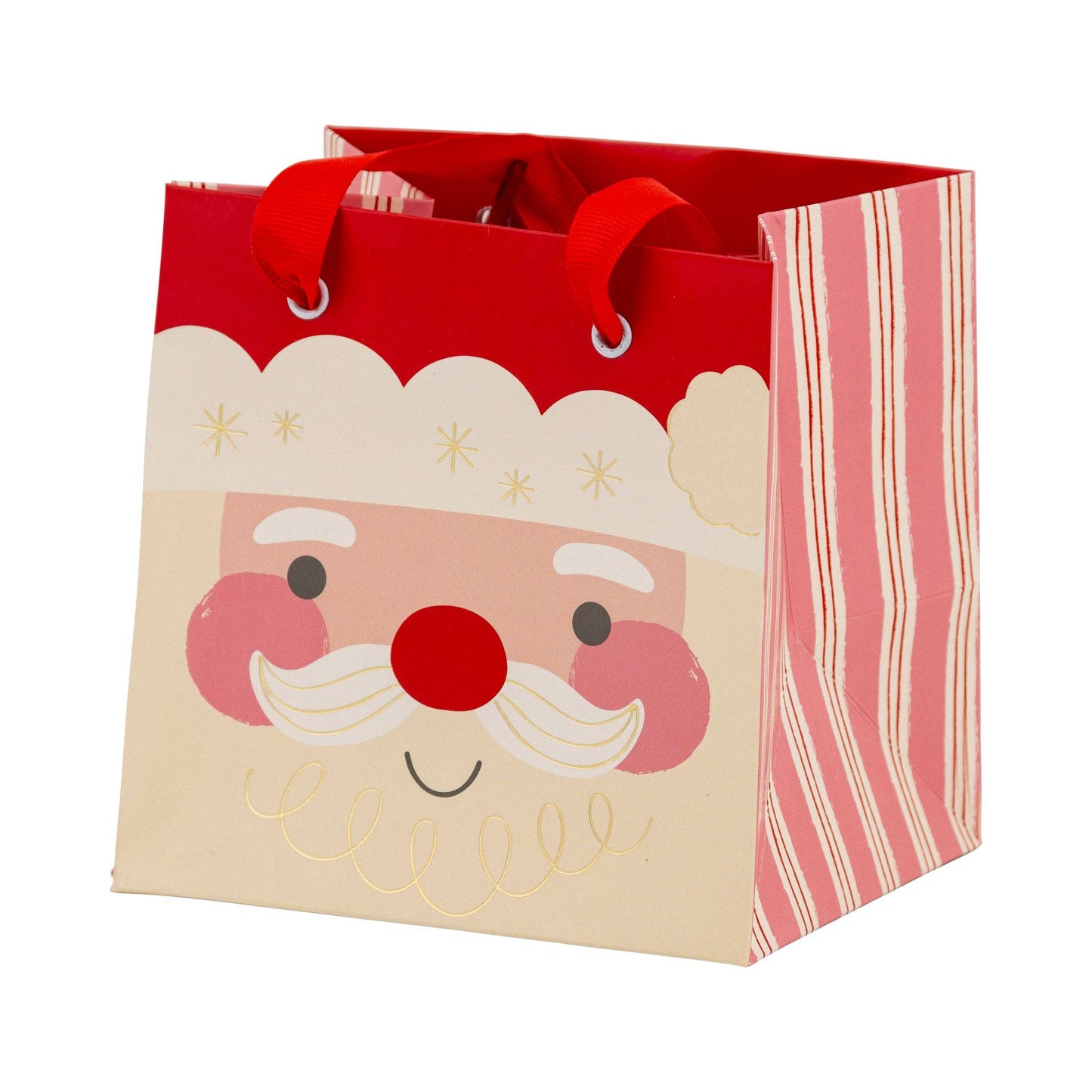 Santa Face Gift Bag Set