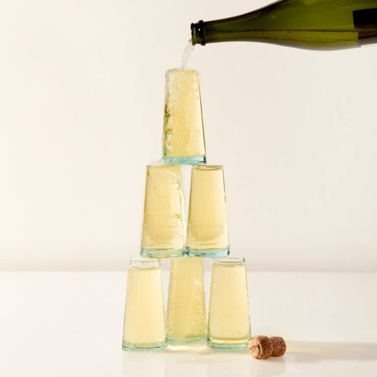 Single Moroccan Cone Champagne Glass