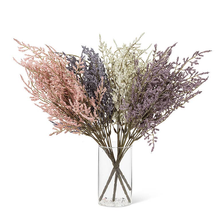Pastel Floral Spray Stem - 14"H