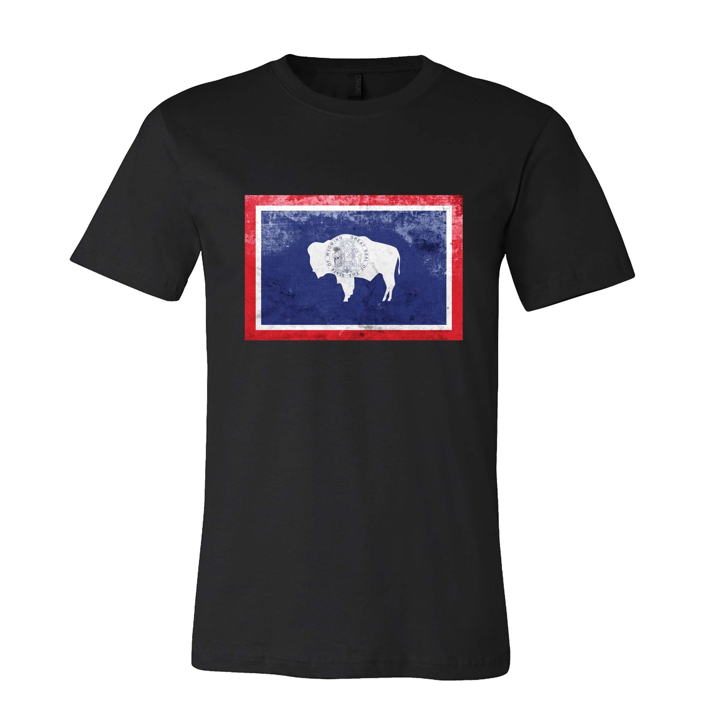 Distressed Wyoming Flag T-Shirt