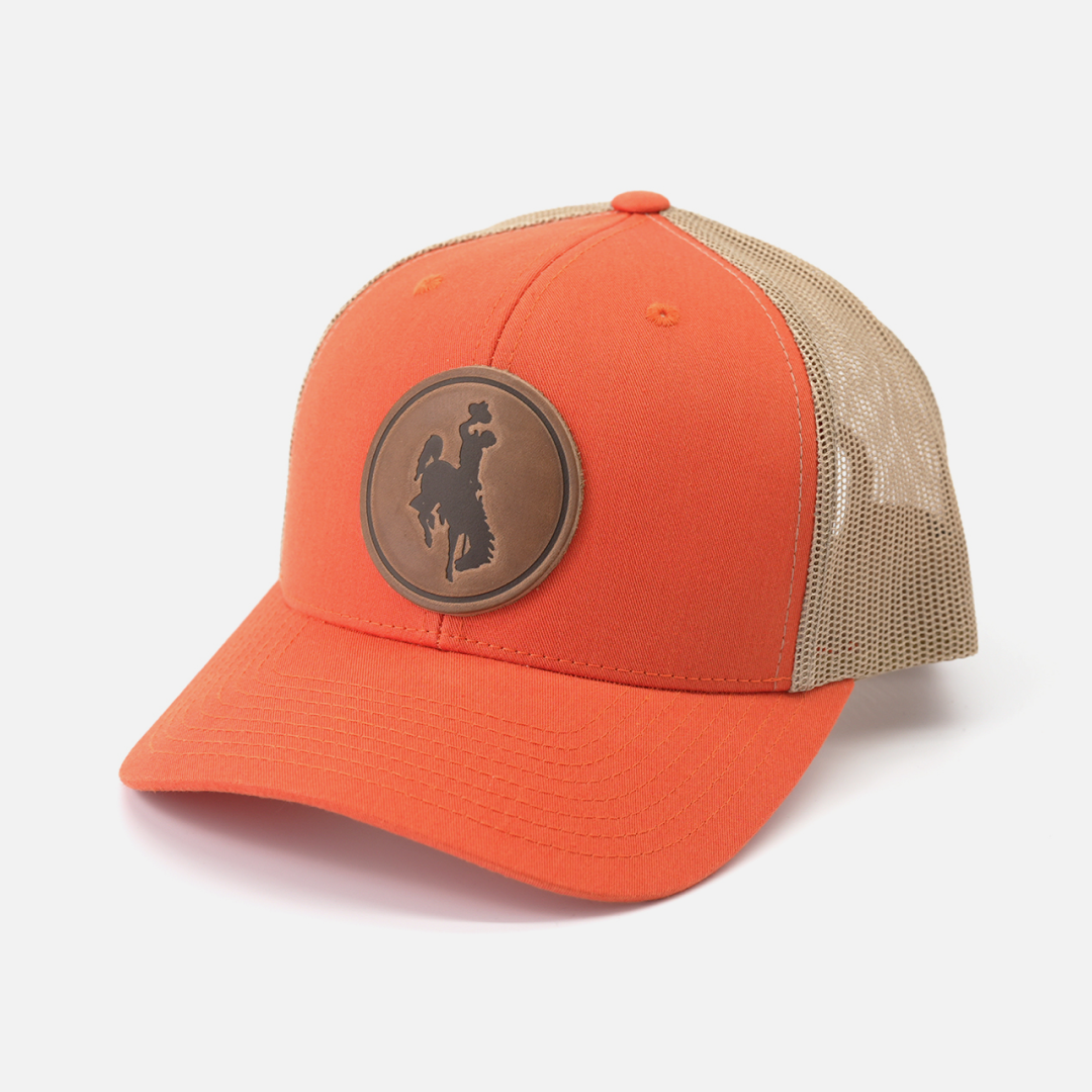 Steamboat Men's Hat | Leather Patch Trucker Hat