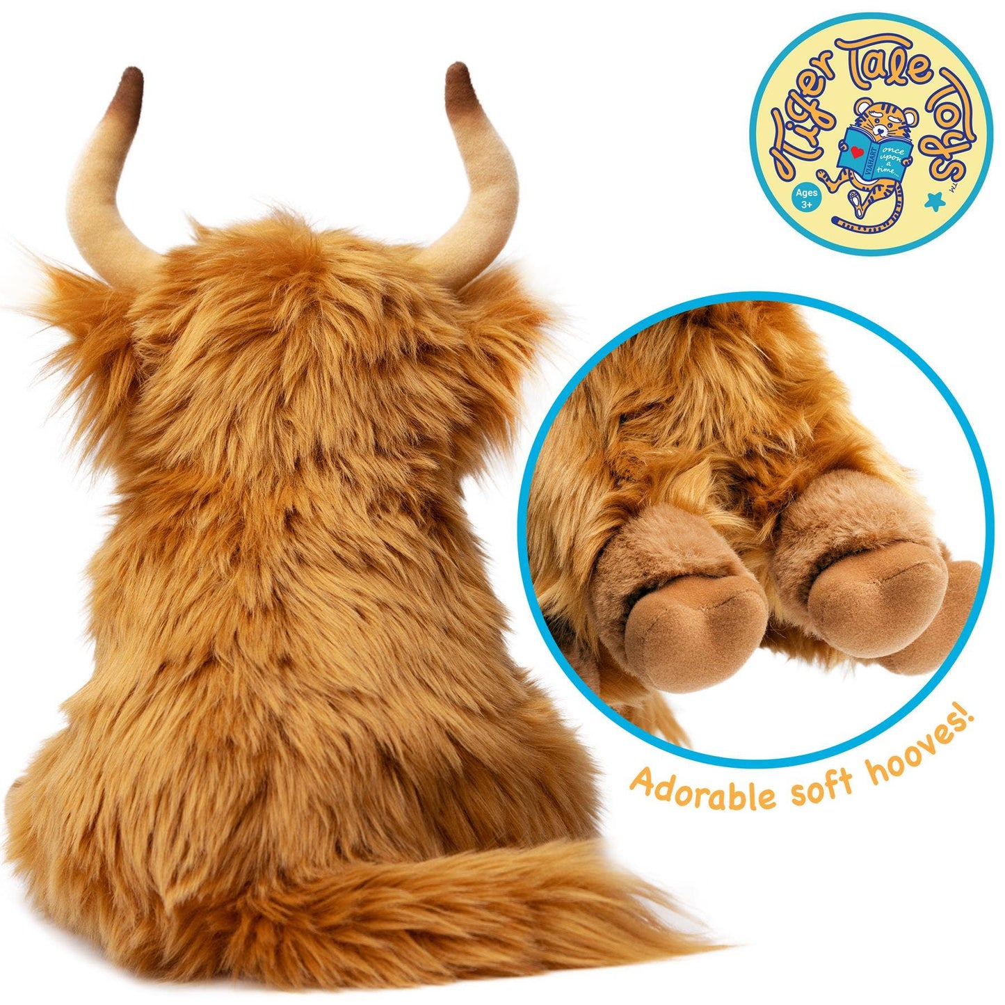 Henley The Highland Cow | 14 Inch Stuffed Animal Plush
