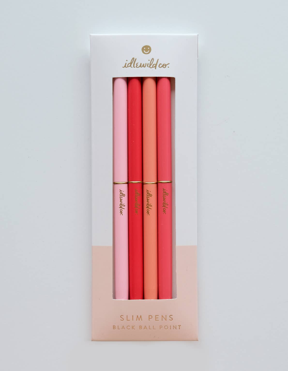 Slim Pen, Set of Four | Spectrum Poppies (Reds)