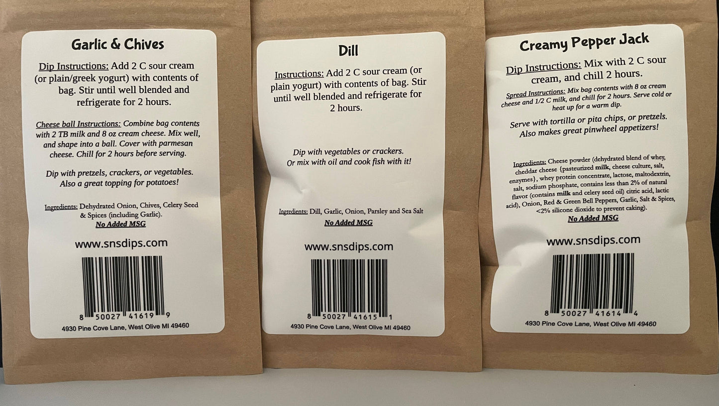 Artisanal Dips