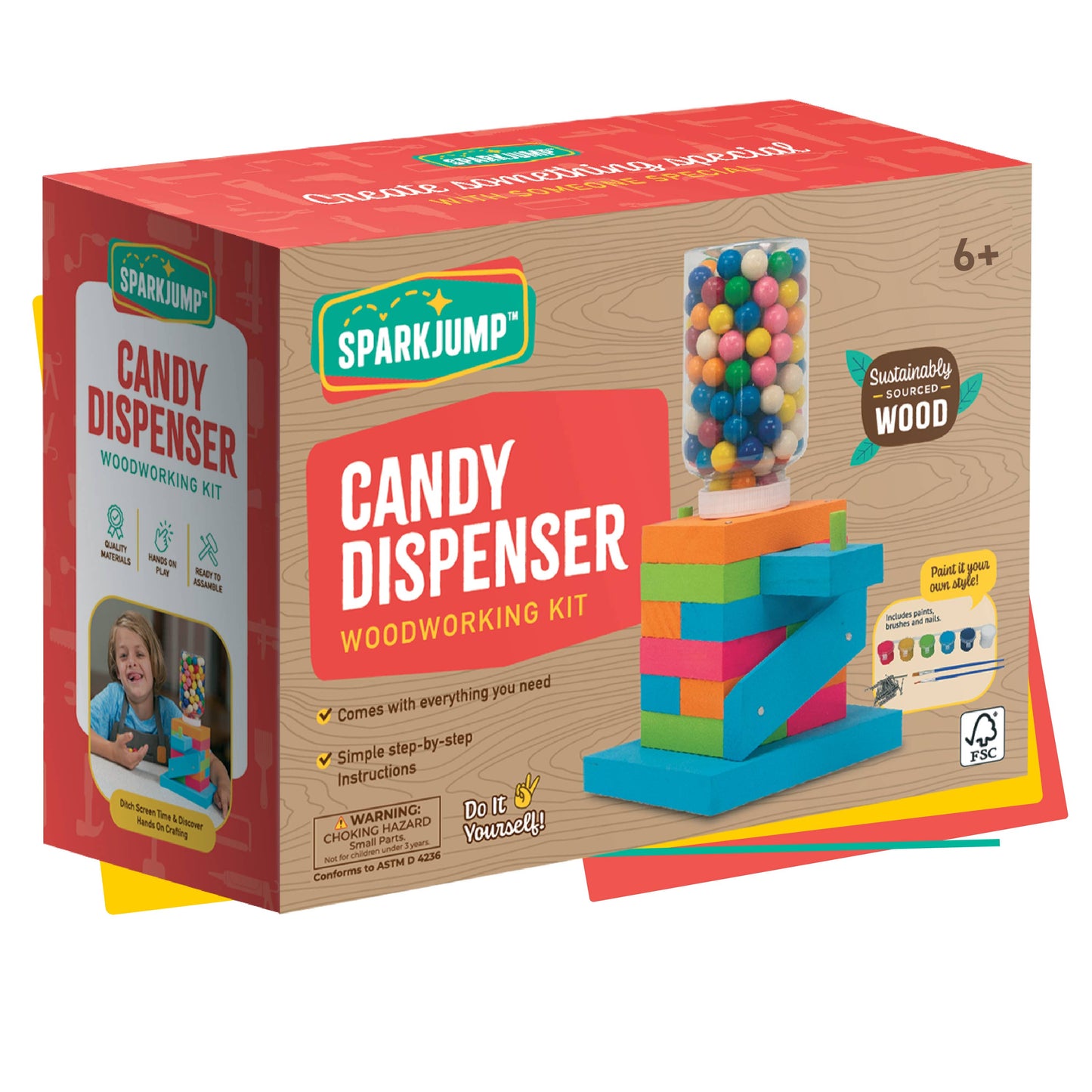 Gum Dispenser Kids Woodworking Kit