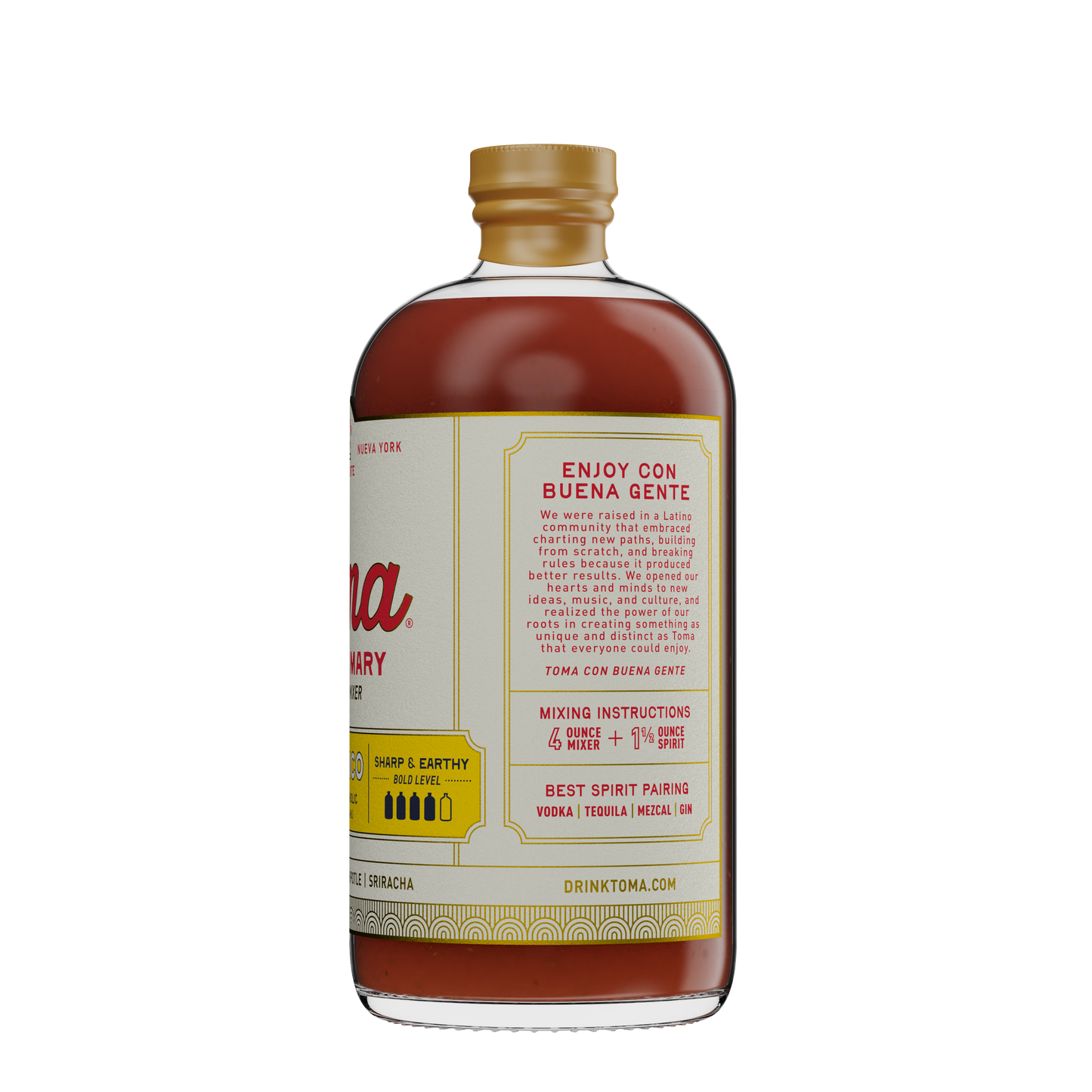 Toma Bloody Mary Mixer - CLASICO 32oz