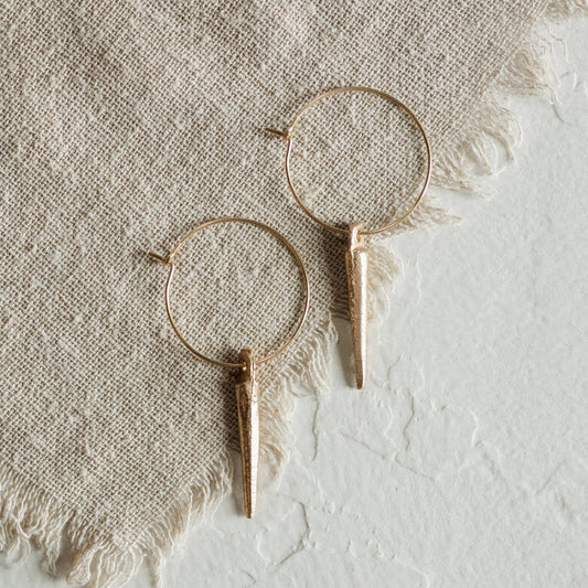 Quince Hoop Earrings