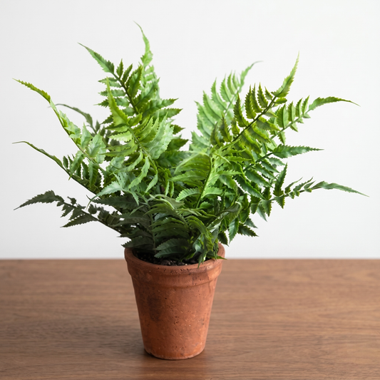 15" Faux Potted Fern