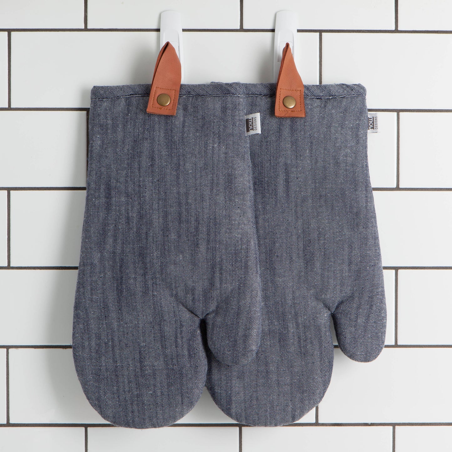 Single Recycled Denim Oven Mitt