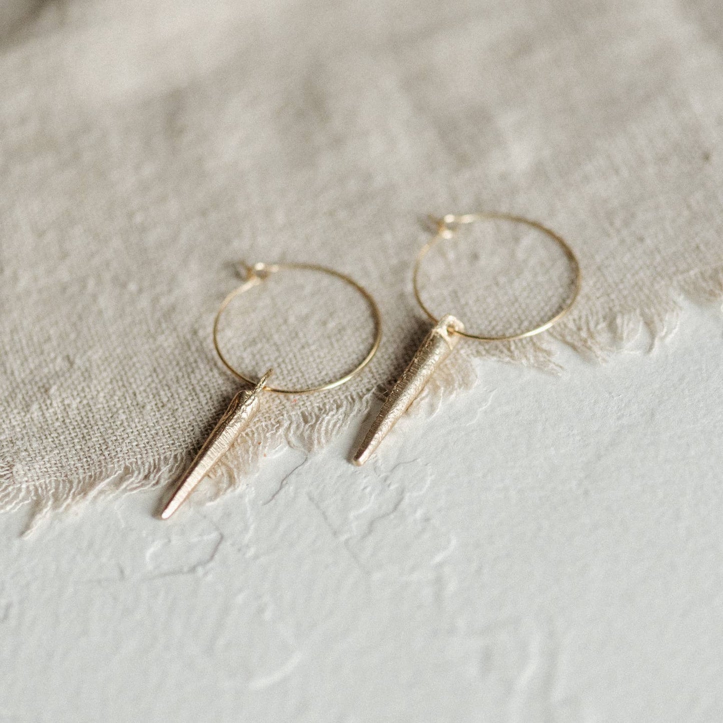 Quince Hoop Earrings