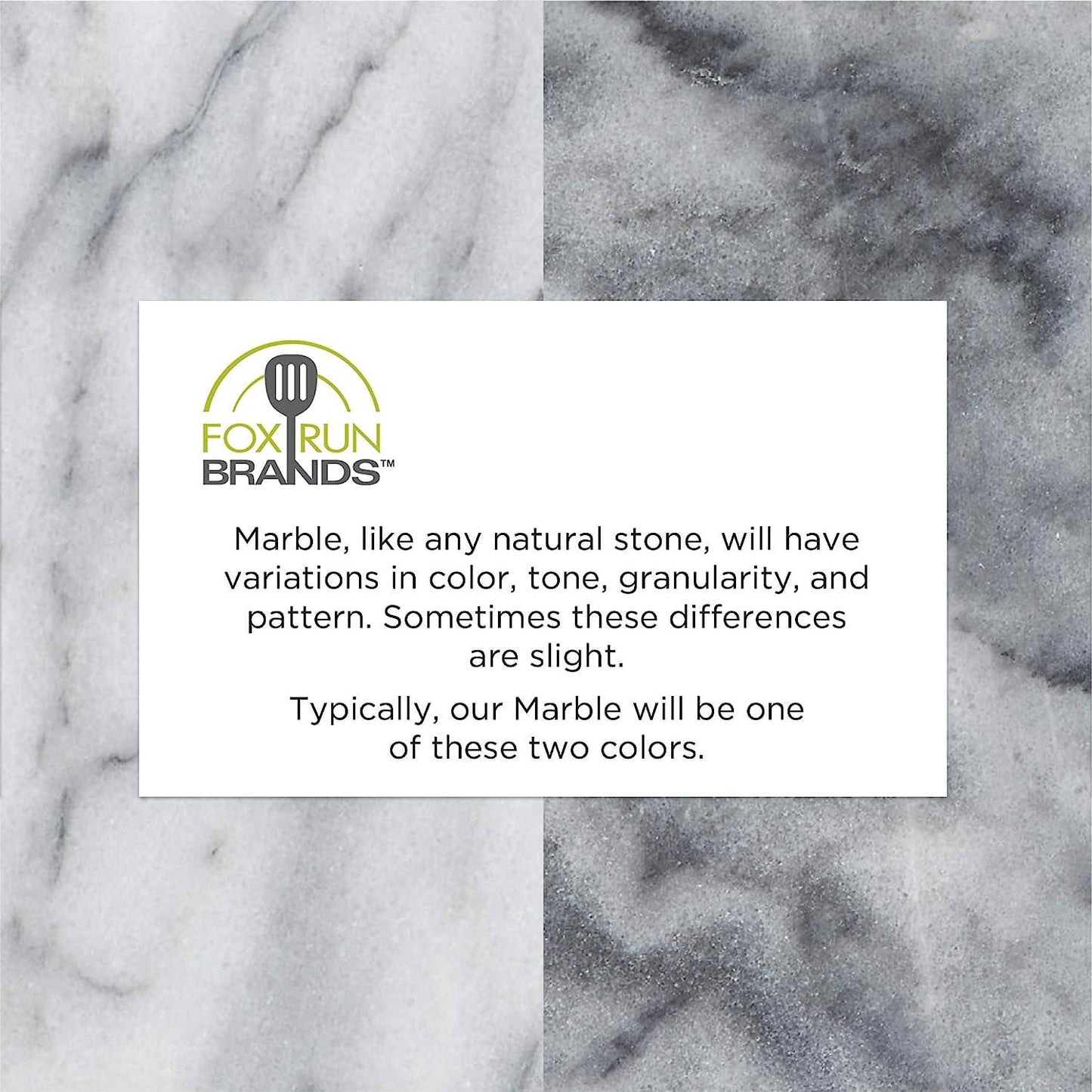 Marble Rolling Pin, White, 2.5" x 17.5" x 3"