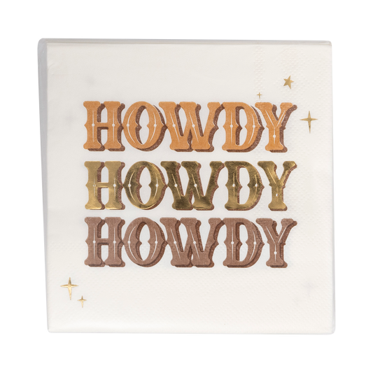 Cowboy Howdy Napkin