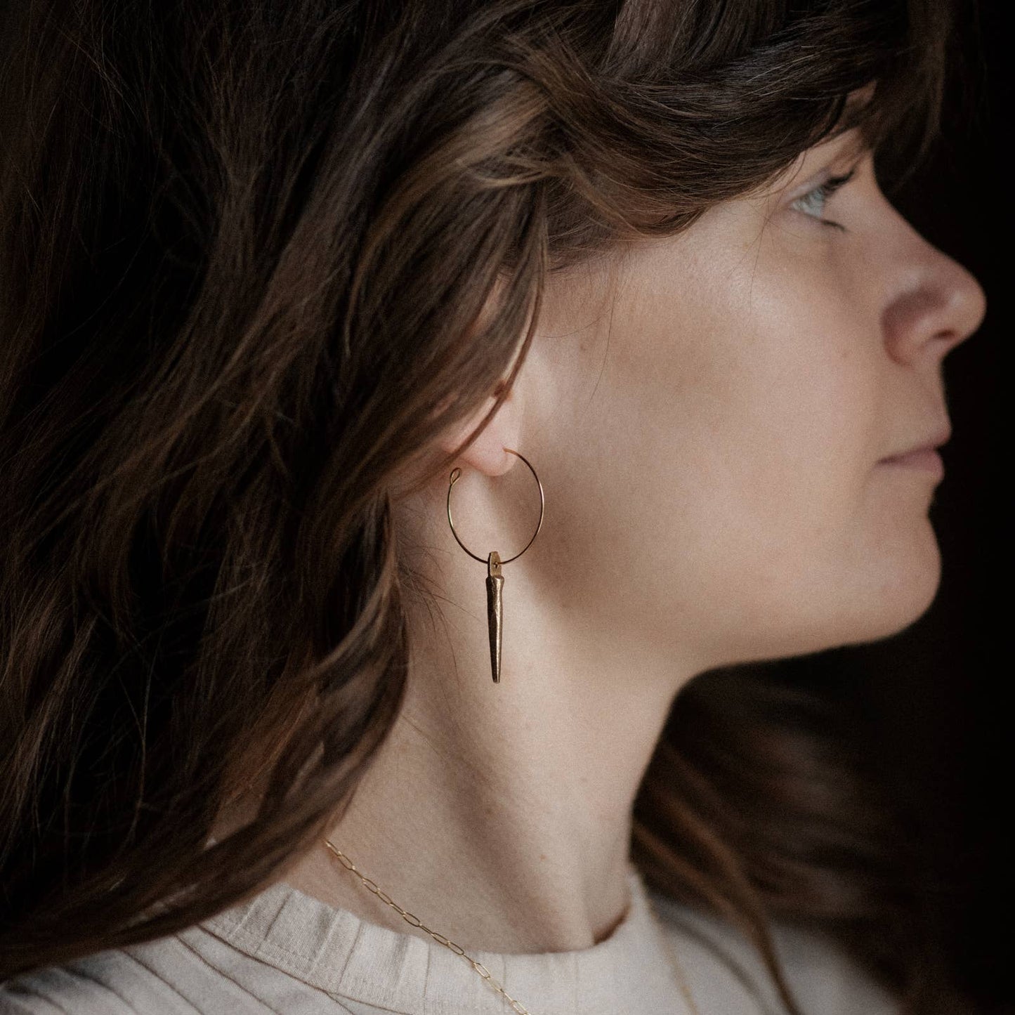 Quince Hoop Earrings