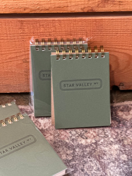 Star Valley WY Mini Jotter Notepad