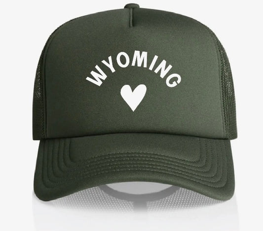 WYO Heart Trucker Hat