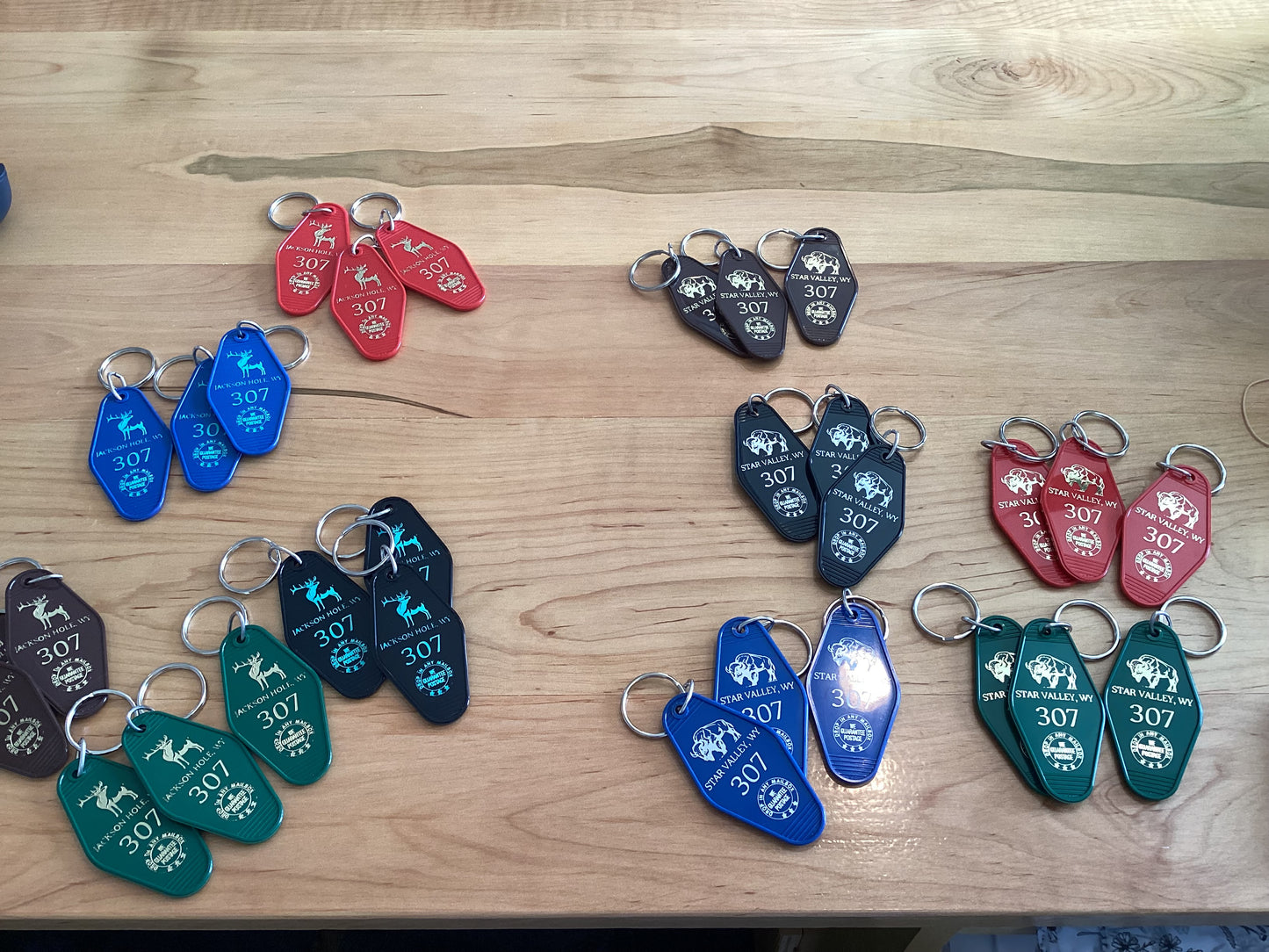 Motel Key Fobs - Star Valley / Jackson Hole