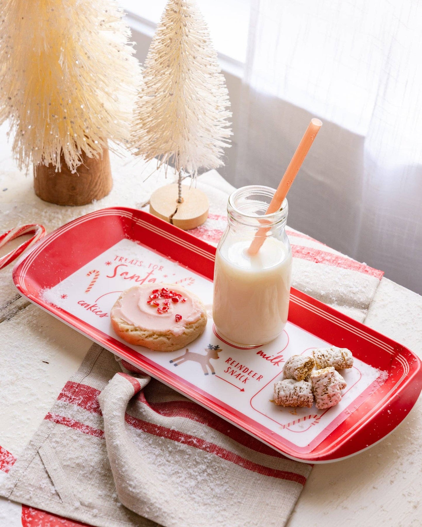 Believe Santa Cookie Mini Melamine Party Tray