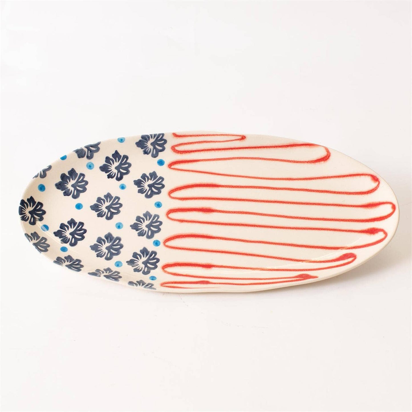 Americana Folk Art Platter