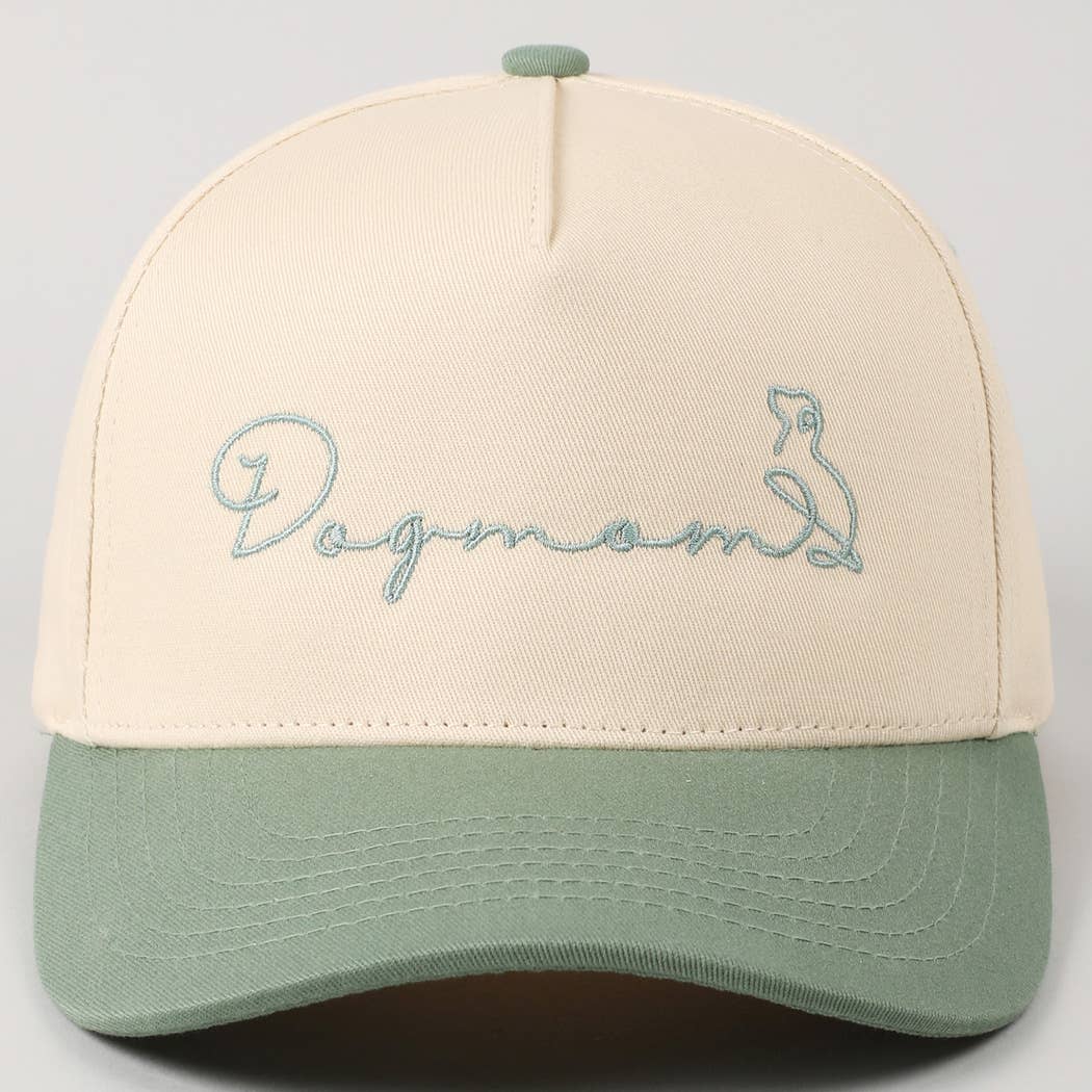 Dog Mom with Dog Symbol Two-Tone Trucker Hat