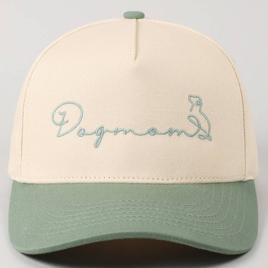 Dog Mom with Dog Symbol Two-Tone Trucker Hat