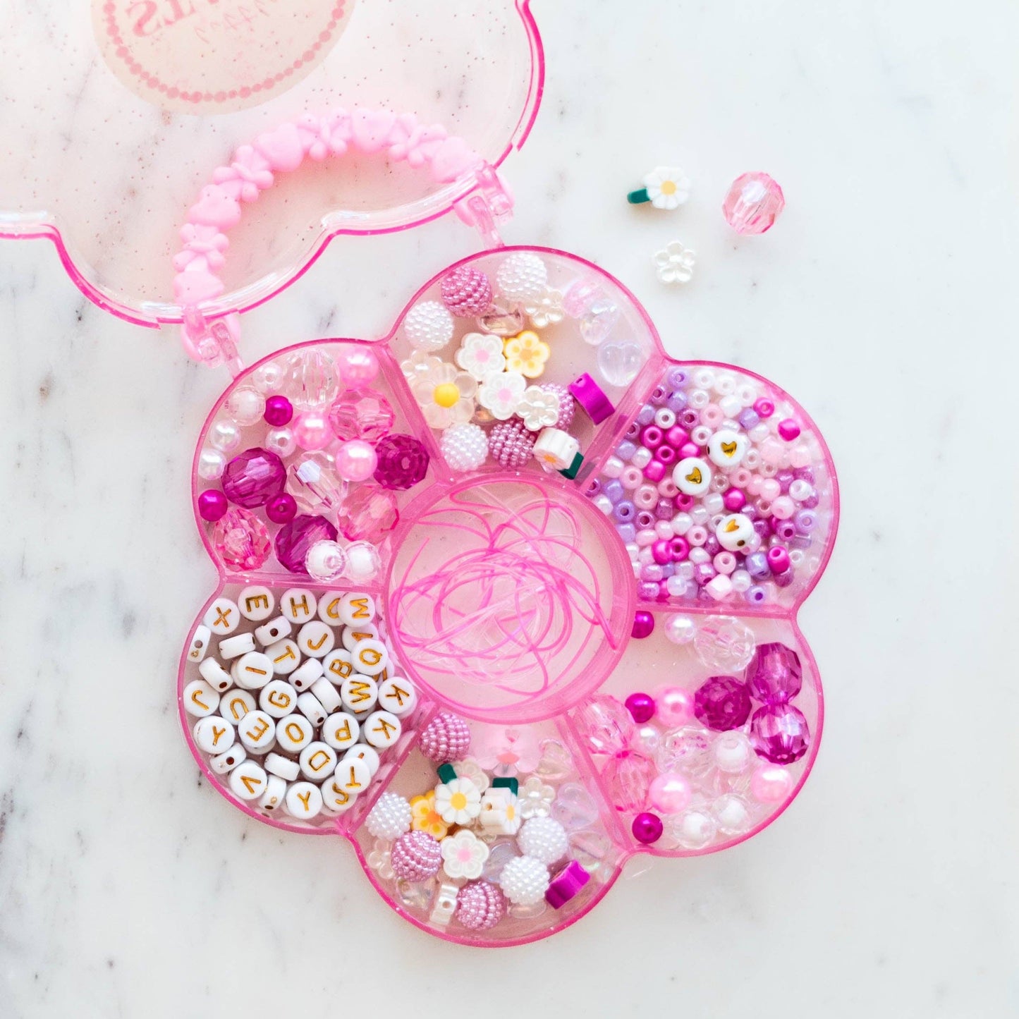 Pretty in Pink Flower Bead Kit