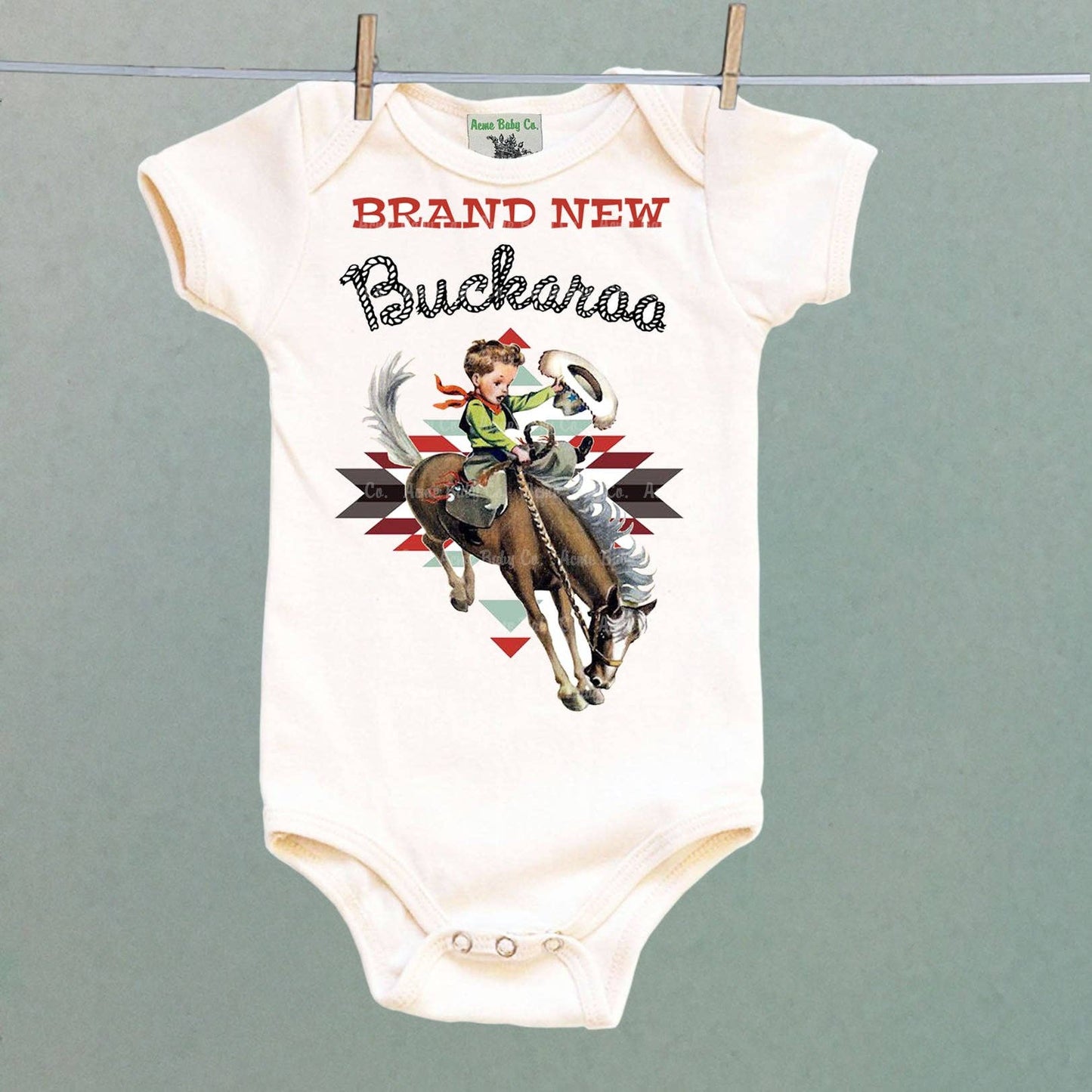 Brand New Buckaroo Onesie