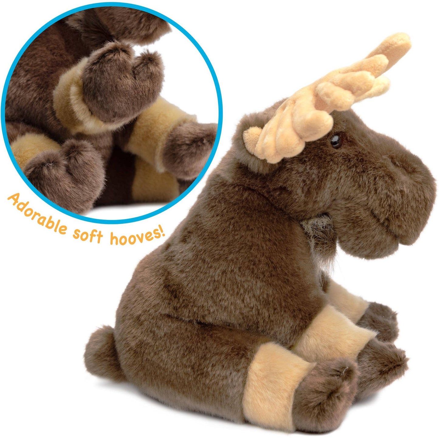 Martin The Moose | 11 Inch Stuffed Animal Plush