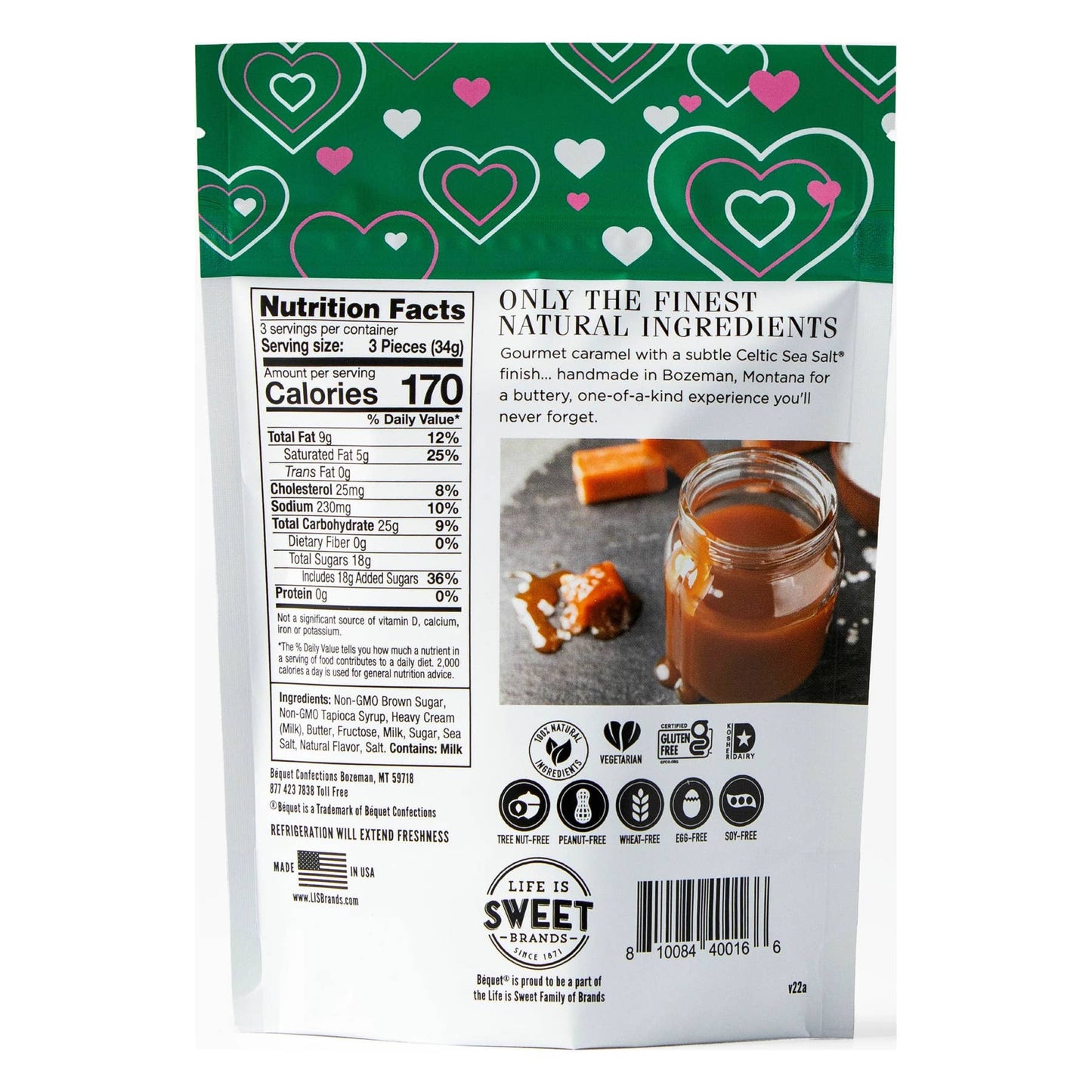 Béquet Gourmet Caramel 3.6 oz Pouch