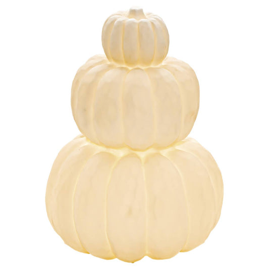 Tri-Stack Lighted Pumpkin