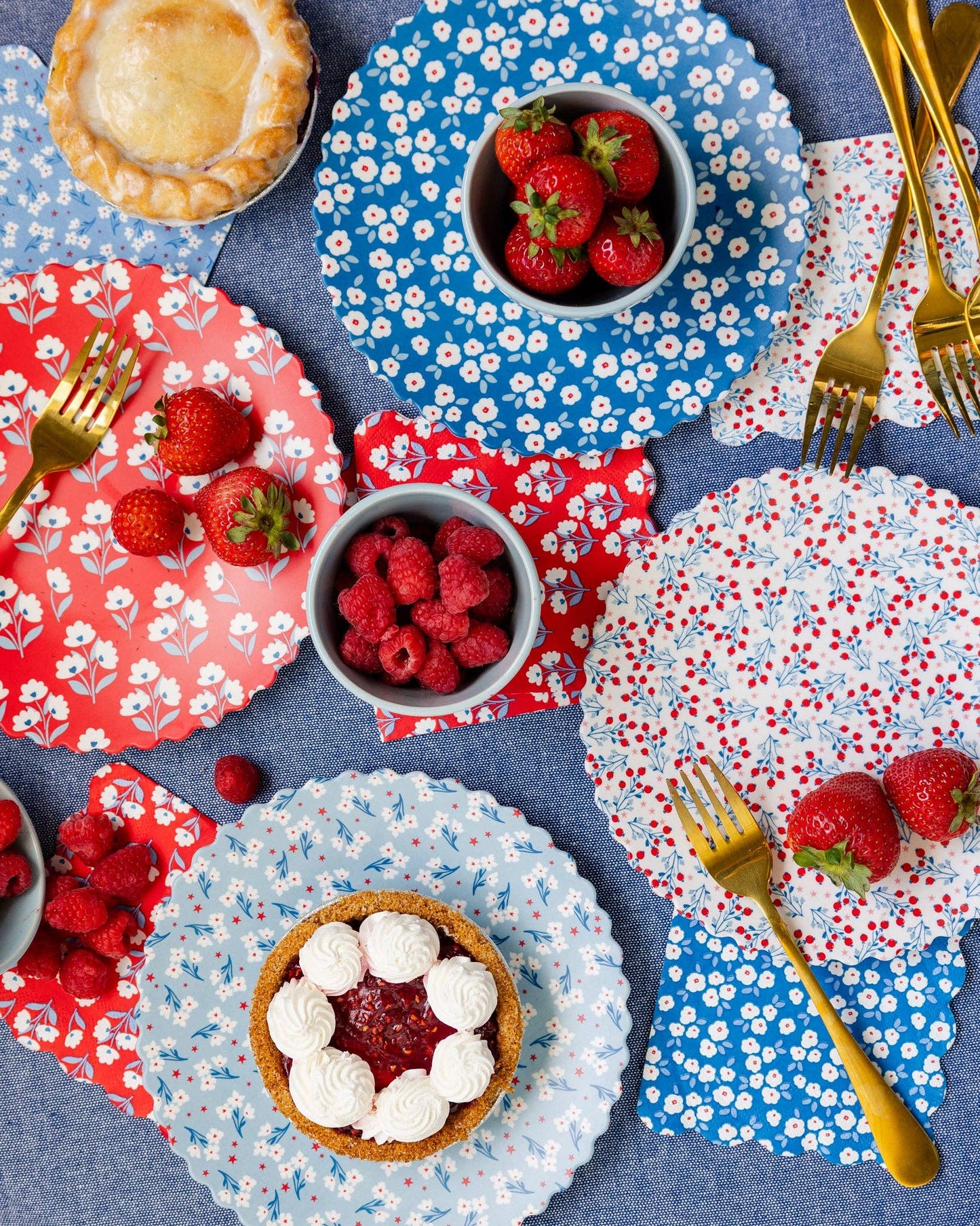 Floral Paper Napkin Set