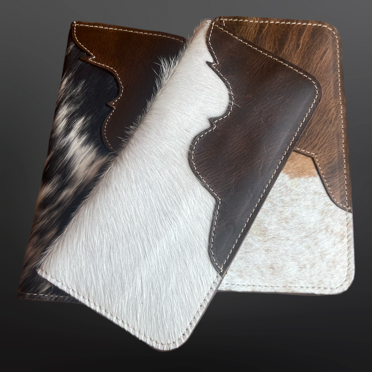 Cowhide Leather Western Wallet