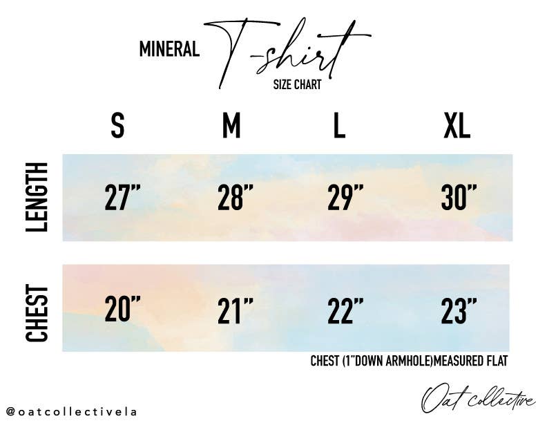 MAMA Woman's  Mineral Washed Graphic Top